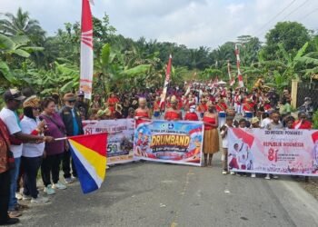 Meriahkan HUT Emas Mapurujaya, Labema Gelar Karnaval Nusantara dan Profesi, Diikuti Ribuan Peserta