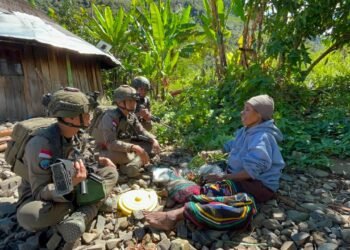 Satgas Kepolisian Operasi Damai Cartenz Perkuat Kehadiran Humanis di Distrik Muara Puncak Jaya