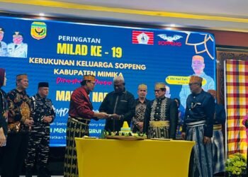 Kerukunan Soppeng Mimika Rayakan Milad Ke-19, Teguhkan Semangat “Sirui Menre Tessirui No”