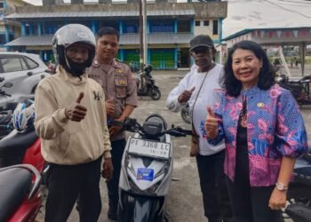 125 Ojek Pasar Sentral Mimika Mulai Didata, Disperindag Mimika Wajibkan Bayar Retribusi Rp50.000