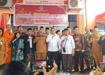 Wabup Mimika Resmikan Kantor Kementerian Haji dan Umrah, Dorong Pelayanan Transparan bagi Jemaah