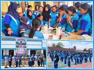 Dinkes Mimika Gelar Aksi Bergizi di SMPN 8, Bangun Kebiasaan Sehat dan Cegah Anemia Remaja