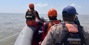 Perahu Ketinting Tenggelam di Muara Betcbamu Asmat, Tujuh Orang Masih Hilang