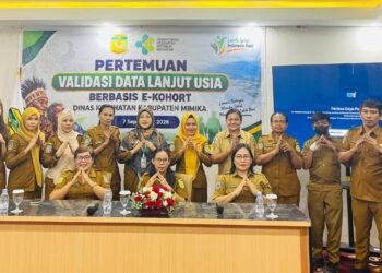 Kejar Cakupan Pelayanan 100 Persen, Dinkes Mimika Validasi Data Lansia