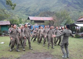 Jaga Mental dan Kekompakan, Tim Support Psikologi Berikan Penguatan kepada Personel ODC 2026 di Puncak Jaya