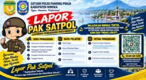 Satpol PP Mimika Buka Kanal Pengaduan Trantibum Berbasis QR Code