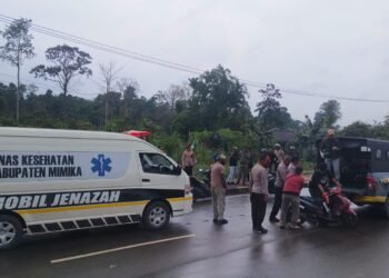 Khairul Anwar Ditemukan Tewas di Jalan Poros SP 5 Timika, Brimob Berhasil Amankan Pelaku