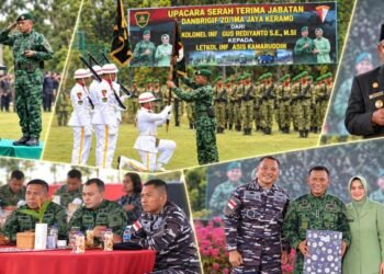 Sertijab dan Lepas Sambut Danbrigif 20/IJK/3 Kostrad, Pangdivif 3 Tekankan Kepemimpinan, Solidaritas dan Kesiapan Satuan
