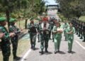 Danbrigif 20/IJK Dampingi Pangdivif 3 Kostrad Kunjungan Kerja ke Yonif 756/WMS