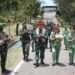 Danbrigif 20/IJK Dampingi Pangdivif 3 Kostrad Kunjungan Kerja ke Yonif 756/WMS
