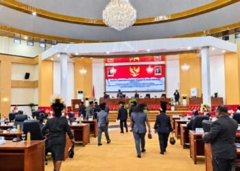 Tidak Dibacakan, DPRK Minta TAPD Perjelas Nota Keuangan, Paripurna APBD-P Mimika Ditunda
