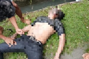 Pria Ditemukan Tak Bernyawa di Bawah Saluran Got Jalan Budi Utomo Ujung, Tenggelam Bersama Motor