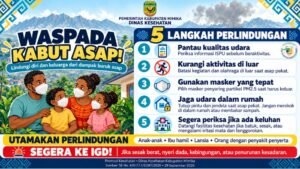ISPA di Mimika Capai 65.555 Kasus, Dinkes Terbitkan Edaran Waspada Kabut Asap