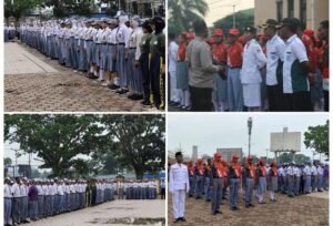 572 Pelajar Ikuti Latihan Gabungan Calon Paskibraka Mimika 2027