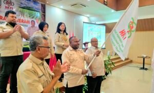 Bupati Intan Jaya, Aner Maisini Terpilih Aklamasi Pimpin DPD HKTI Papua Tengah