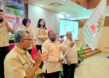 Bupati Intan Jaya, Aner Maisini Terpilih Aklamasi Pimpin DPD HKTI Papua Tengah