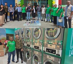 Pertama di Timika, KSW Laundry Coin Hadir dengan Konsep Cuci Sendiri