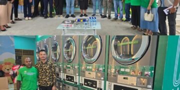 Pertama di Timika, KSW Laundry Coin Hadir dengan Konsep Cuci Sendiri