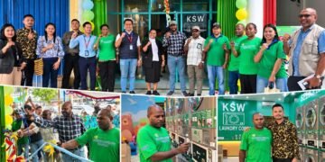 Pertama di Timika, KSW Laundry Coin Hadir dengan Konsep Cuci Sendiri