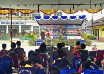 Safari PHBS Dinkes Mimika, SMP Negeri Koperapoka Jadi Contoh Sekolah Sehat