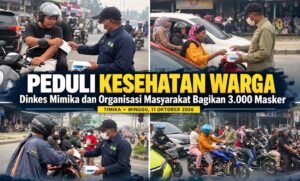 Lindungi Warga dari Bahaya Asap, Dinkes Mimika Bagikan 30.000