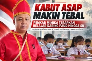 Kabut Asap Ancam Kesehatan Anak, Pemkab Mimika Alihkan PAUD dan SD ke Pembelajaran Daring