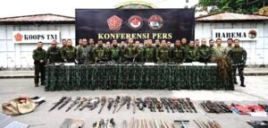 Kogabwilhan III Amankan 79 Pucuk Senjata dan 394 Butir Amunisi Selama Operasi Triwulan III 2026