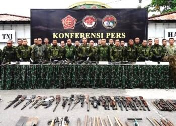 Kogabwilhan III Amankan 79 Pucuk Senjata dan 394 Butir Amunisi Selama Operasi Triwulan III 2026