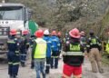 Polisi Siaga di Lokasi Kebakaran Bukit Tembagapura, Antisipasi Api Kembali Muncul