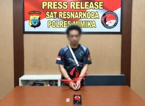 Polisi Amankan Lima Terduga Pelaku Kasus Sabu di Timika