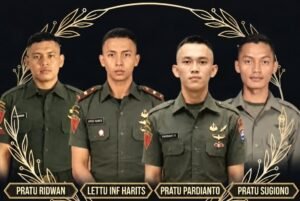 Empat Prajurit TNI Gugur dalam Kecelakaan Mobil di Yalimo Papua