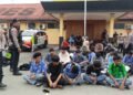 Kedapatan Bolos dan Main Judi Domino, Puluhan Pelajar di Timika Diamankan Polisi