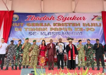 HUT ke-70 GKI di Tanah Papua, Klasis Mimika Teguhkan Komitmen Pelayanan Kasih dan Keadilan