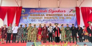 HUT ke-70 GKI di Tanah Papua, Klasis Mimika Teguhkan Komitmen Pelayanan Kasih dan Keadilan