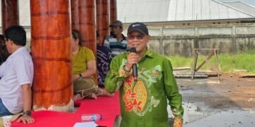 Ketua IKT Mimika Apresiasi Panitia, Pembangunan Tongkonan dan Lima Lumbung Rampung Lebih Cepat